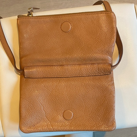 Tory Burch Tan Leather Crossbody Bag - Picture 3 of 4